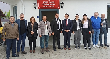 CHP İzmit’ten yeni muhtarlarla ilk temas