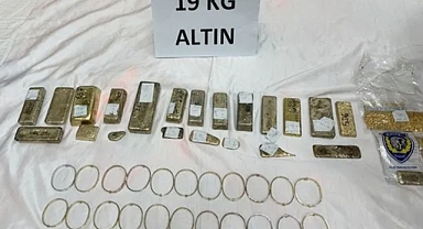 Edirne'de 19 kilo altın ele geçirildi