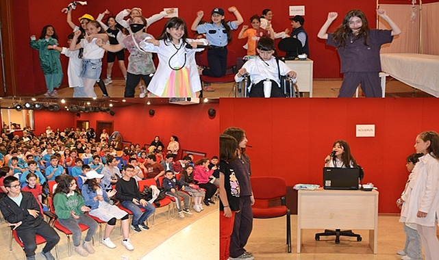 Gebze'de çocuklar hayatın çirkinliklerine karşı tiyatro oynadı