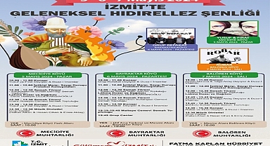 İzmit Belediyesi, Geleneksel Hıdırellez Şenliklerine başlıyor