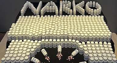 Kargo firmasında 28 bin adet sentetik ecza maddesi ele geçirildi