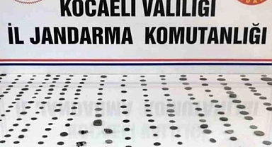 Kocaeli'de tarihi sikkeler ele geçirildi