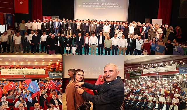 Ak Parti Gebze İlçe'nin 105. Genişletilmiş İlçe Danışma Meclis Toplantısı büyük bir coşku ve katılımla gerçekleşti