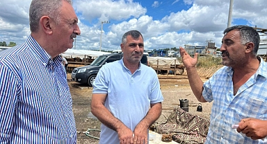 CHP Kocaeli Milletvekili Nail Çiler, Gebze Belediyesi Kurban Pazarı'nı ziyaret ederek halkın ve besicilerin sorunlarını dinledi 