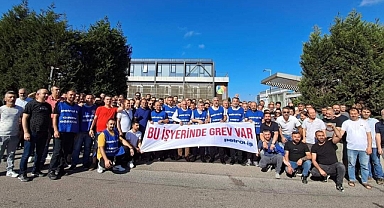 Novares'te işçiler greve çıktı