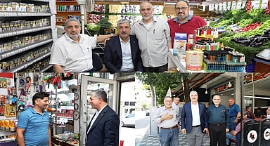 Başkan Ömeroğlu’ndan Esnafa Ziyaret