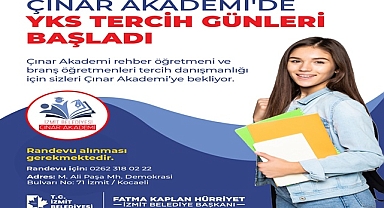 İzmit Belediyesinden üniversite adaylarına ücretsiz tercih danışmanlığı hizmeti