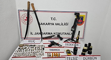 Sakarya'da 150 adet tarihi sikke ele geçirildi