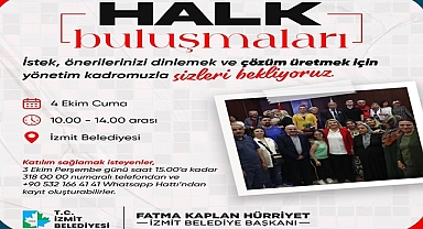 Başkan Hürriyet, Halk Günü buluşmalarına 4 Ekim’de devam edecek