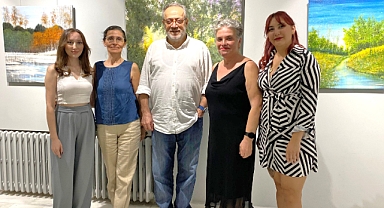 Evrim Sanat Galerisi'nde Mustafa Vural’ın “Angaje” Kişisel Sergisi Açıldı