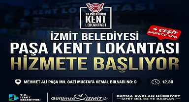 Paşa kent lokantası hizmete başlıyor