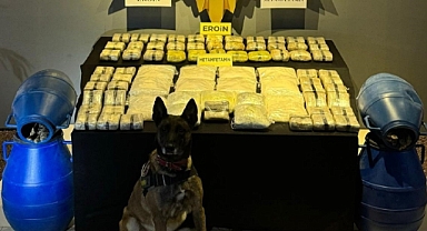 Balık dolu varillerde yaklaşık 47 kilo uyuşturucu ele geçirildi