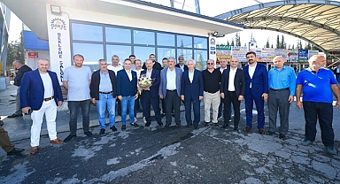 Başkan Büyükgöz’den terminal esnafına ziyaret