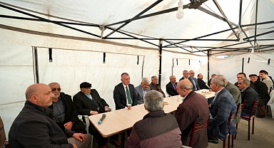 Büyükakın, doğalgaz patlamasından etkilenen vatandaşları ziyaret etti