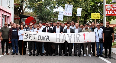 Dilovası Çerkeşli Mahallesi’nde Beton Santraline Tepki