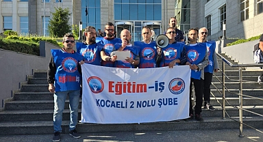 Eğitim-İş Kocaeli 2 No'lu Şube'den Suç Duyurusu ve Basın Açıklaması: TBMM Başkanı Numan Kurtulmuş’a Tepki