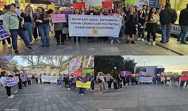 Gebze Kadın Platformu: Cinayetlerin üstü kapatılamaz
