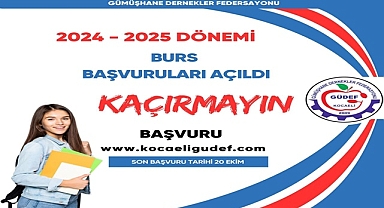 GÜDEF burs başvuruları başladı