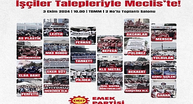 Kocaeli’de 3 fabrikadan işçiler TBMM’ye gidiyor