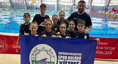 Sapanca Belediyesi Spor Kulübü, Cumhuriyet Bayramı Yüzme Şenliği'nde mücadele etti