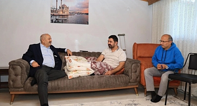 Başkan Büyükgöz’den moral ziyaretleri