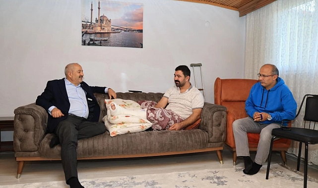 Başkan Büyükgöz’den moral ziyaretleri