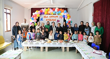 Çocuk kulüplerinde sonbahar ve pasta etkinliği