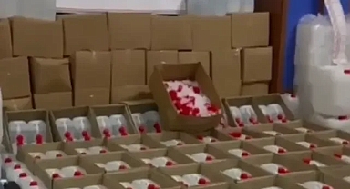 28 bin 400 litre sahte alkol ele geçirildi!
