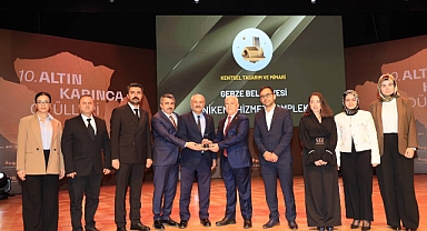 Altın Karınca Şehircilik Yarışmasında Gebze’ye Ödül