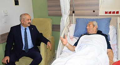 Başkan Büyükgöz’den moral ziyareti