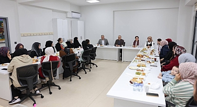 Başkan Çiftçi, Şekerpınar’daki kursiyerlerle bir araya geldi