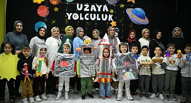Çayırovalı minikler, uzay keşfine çıktı