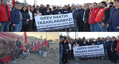 Gebze Emek ve Demokrasi Güçleri: Metal İşçileri yalnız değildir