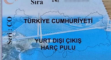 Yurt dışı çıkış harcında pulla ödeme devri bitiyor!