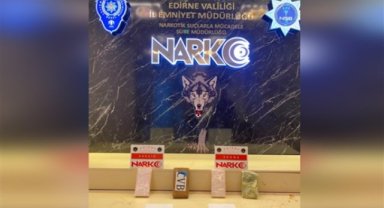 Edirne'de uyuşturucu operasyonu