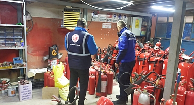 Zabıtadan yangın tüpü fiyatlarına sıkı denetim