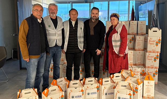 Kocaeli Gedidaç Erzincanlılar Derneği’nden Ramazan Erzak Yardımı
