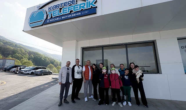 Kartepe Teleferik bayram tatilinde yoğun ilgi gördü