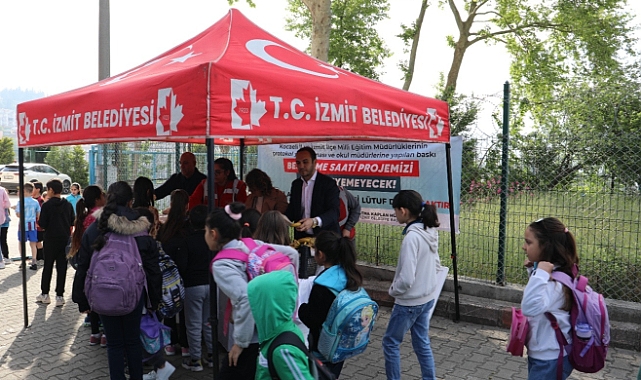 Beslenme Saati Projesi bu sabah Gültepe ve Yenimahalle’de devam etti