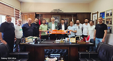 Darıca Türkelispor’dan Aydın’a tebrik ziyareti