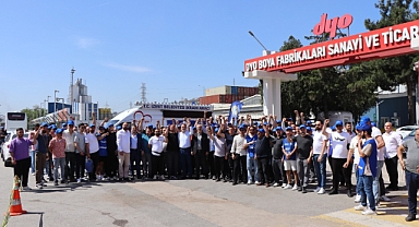 DYO Boya işçilerine İzmit Belediyesinden dayanışma eli