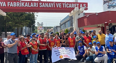 DYO işçilerinin grevi 3’üncü gününde | EMEP: İnsanca bir yaşamı birlikte kazanacağız