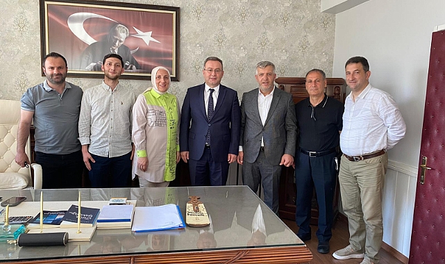 Kocaeli Trabzonlular Derneği’nden, Derince Kaymakamı Demirelli’ye ziyaret