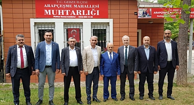 Saadet Partisi'nden Arapçeşme Mahalle Muhtarına Ziyaret