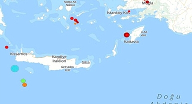 Akdeniz'de deprem