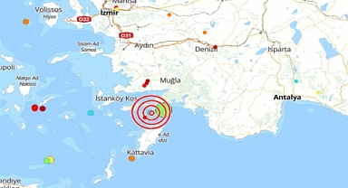 Akdeniz'de deprem