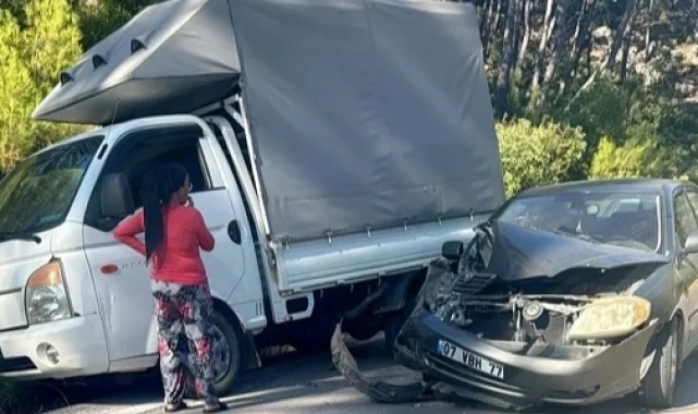 Antalya Kumluca'da feci kaza: 1 ölü, 1 yaralı