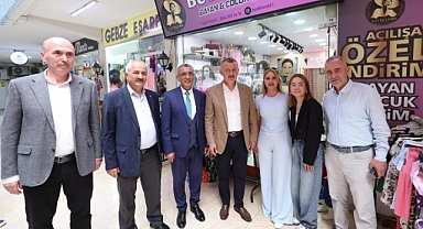Büyükakın’dan Gebze’de esnaf turu