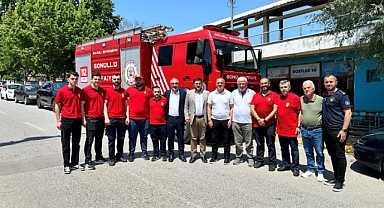 Gönüllü kahramanlara moral ziyareti