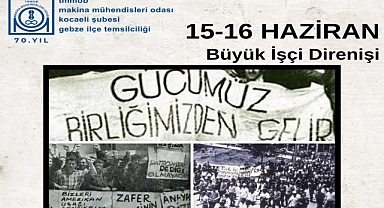 TMMOB'den 15-16 Haziran Direnişi Mesajı: “Umudu Büyütmeye Devam Edeceğiz”